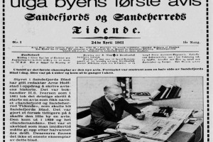 Bilde av Sandefjords og Sandeherreds Tidende - del 1